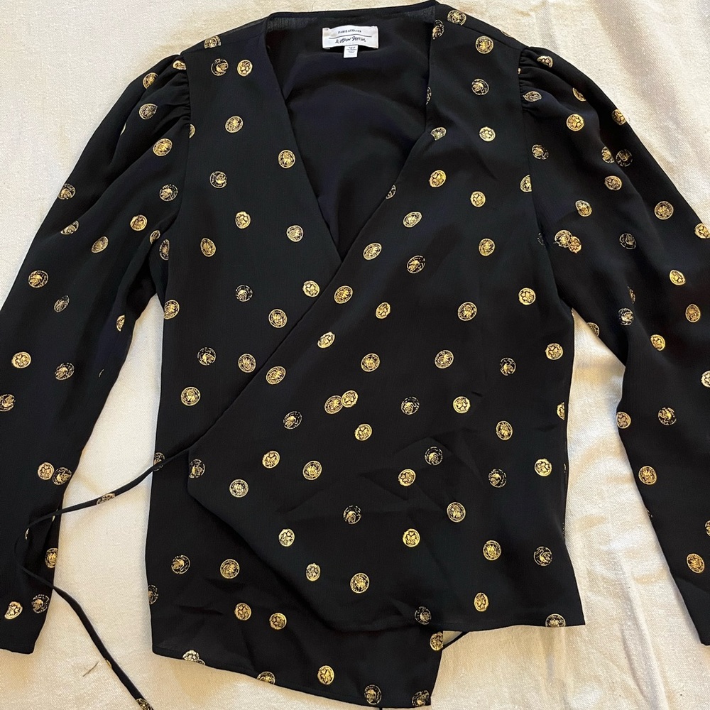 & Other stories wrap top, size M